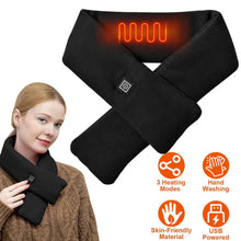Electric Heated Scarf with 3 Heating Levels USB Rechargeable