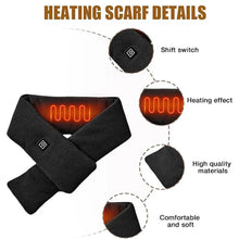 Electric Heated Scarf with 3 Heating Levels USB Rechargeable